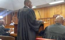 Advocate Thulani Mngomezulu, the lawyer for murder accused Bongani Ntanzi, during cross-examination of a witness in the Senzo Meyiwa murder trial on 22 November 2023. Picture: Kgomotso Modise/Eyewitness News