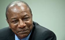 Guinean President Alpha Conde. Picture: AFP