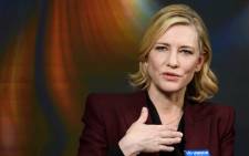 Australian actress Cate Blanchett speaks during the World Economic Forum (WEF) 2018 annual meeting, on 23 January 2018. Picture: AFP