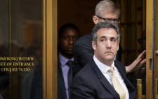 FILE: Michael Cohen, President Donald Trump's former personal attorney and fixer, exits federal court, 21 August 2018 in New York City. Picture: AFP