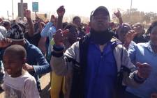 Protestors demanding better service delivery in Protea South near Soweto. Picture: Reinart Toerien/EWN