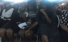 Mlungisi Madonsela's sisters seen at his memorial service on 12 February 2019. Picture: EWN.