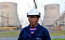 Image of Electricity Minister Kgosientsho Ramokgopa during his tour of Eskom power stations from his Facebook page