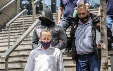 Hawks arrest one of seven on 30 September 2020 in connection with the R255 million Free State asbestos project. Picture: Abigail Javier/EWN