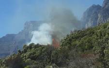 Firefighters are battling a blaze in the Oudekraal-Camps Bay area on 11 October 2017. Picture: City of Cape Town