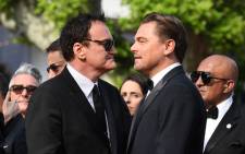 US film director Quentin Tarantino (L) and US actor Leonardo DiCaprio arrive for the screening of the film 'Once Upon a Time... in Hollywood' at the 72nd edition of the Cannes Film Festival in Cannes, southern France, on May 21, 2019. Picture: AFP.