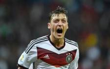 Germany's Mesut Ozil celebrates his goal against Algeria in the 2014 Fifa World Cup round of 16 on 30 June 2014. Picture: Facebook.