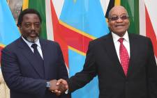 President Jacob Zuma meets with President Joseph Kabila of the Democratic Republic of Congo during his official visit to South Africa on 25 June 2017 to attend the 10th session of the South Africa-Democratic Republic of Congo Bi-National Commission. Picture: GCIS