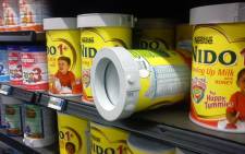 An example of how supermarkets try and reduce shoplifting of baby formula. This image was taken at a Game outlet in 2013. Picture: Bruce Hong/ Cape Talk.