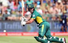 FOUR by AB de Villiers and a 4-wicket victory for South Africa against New Zealand. Picture: Twitter @OfficialCSA.