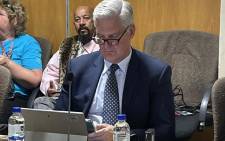 FILE: Former Eskom CEO André de Ruyter during a meeting with Parliament’s public enterprises and mineral resources and energy portfolio committees on 2 November 2022. Picture: Kevin Brandt/Eyewitness News