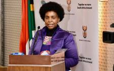 Minister in the Presidency for Women, Youth and Persons with Disabilities Maite Nkoana-Mashabane. Picture: @maite_nkoana/Twitter