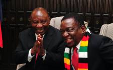 President Cyril Ramaphosa and Zimbabwean President Emmerson Mnangagwa during Bi-National Commission held in Harare. Picture: Dirco.