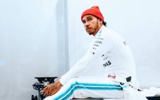 FILE: Lewis Hamilton rests ahead of his Spanish Grand Prix race. Picture: @MercedesAMGF1/Twitter.