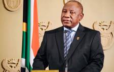 President Cyril Ramaphosa addressing the nation on 11 July 2021. Picture: GCIS.

