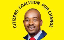 Nelson Chamisa has rebranded his MDC Alliance party to the Citizens’ Coalition for Change. Picture: @CCCZimbabwe/Twitter
