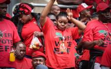EFF supporters at the party's election manifesto launch at the Giant Stadium in Soshanguve on 2 February 2019. Picture: Abigail Javier/EWN