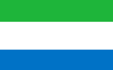 Flag of Sierra Leone. Picture: Wikimedia Commons.