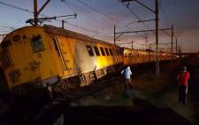 A Metrorail train derailed between Heideveld and Netreg stations on 17 January 2018. Picture: Supplied