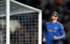 Chelsea's Spanish striker Fernando Torres. Picture: AFP