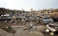 The suburb of Moore in Oklahoma was reduced to rubble after a tornado hit. 100 people were killed. Picture: AFP