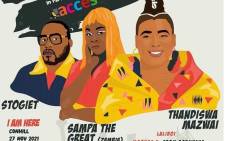 South African legend Thandiswa Mazwai and Zambia born Australia based Sampa The Great to headline Bassline Fest I AM HERE live music concert. Picture: Supplied.