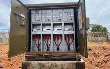 A T4 electricity control panel. The City of Tshwane is repairing damage to the Kloofsig and Barnard Park substations after a fire on 22 December 2021. Picture: @CityTshwane/Twitter