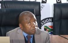 A YouTube screengrab of former Finance Minister Des van Rooyen testifying at the state capture commission of inquiry in Johannesburg on 11 August 2020. Picture: SABC/YouTube