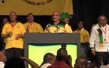 FILE: President Jacob Zuma at the ANC’s NGC in Midrand. Picture: Kgothatso Mogale/EWN.