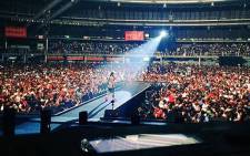 Cassper Nyovest sold out the Ticketpro Dome on 31 October, 2015. Picture: Twitter @MbalulaFikile.