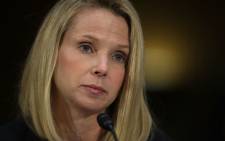 Former CEO of Yahoo Marissa Mayer testifies during a hearing before Senate Commerce, Science and Transportation Committee 8 November 2017. Picture: AFP