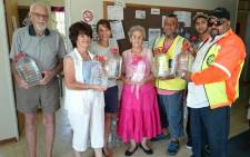 A team from Operation Hydrate distribute water to the Engo Aged Care Centre in Senekal, Free State in January 2016. Picture: Mohammed Seedat/Operation Hydrate.