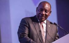President Cyril Ramaphosa at the IEC 's National Results Operation Centre during the election results announcement on 11 May 2019. Picture: Abigail Javier/EWN