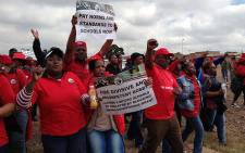 Sadtu members march in Marabastad on 24 April 2013. Picture: Lesego Ngobeni/EWN