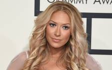 Kaya Jones at the Grammy awards in Los Angeles in February 2016. Picture: AFP.