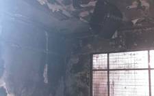Parts of the Vredendal Hospital were damaged by fire on 29 May 2022. Picture: Supplied