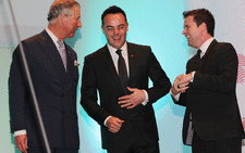 Britain's Prince Charles (L) speaks with Anthony McPartlin and Declan Donnelly, known collectively as Ant and Dec, during The Prince's Trust and L'Oreal Paris Celebrate Success Awards in 2012. Picture: AFP.
