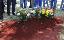 Ahmed Kathrada's final resting place at the Westpark Cemetery. Picture: Christa Eybers/EWN.