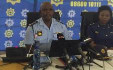 Acting SAPS Commissioner Khomotso Phahlane announced wholesale changes to the structure and management of the police, during a press briefing in Pretoria. Picture: Vumani Mkhize/EWN.