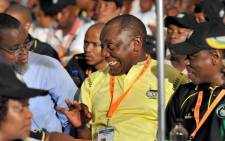 Gwede Mantashe, Cyril Ramaphosa and Paul Mashatile who have accepted nomination for Postition of Secretary general, Deputy President and Treasurer respectively at the ANC's elective conference. Picture: GCIS.