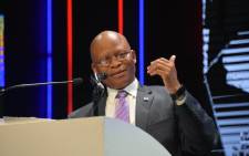 Chief Justice Mogoeng Mogoeng addressing the 67 minutes’ leadership talk on 17 July 2019 in Kempton Park. Picture: @OCJ_RSA/Twitter 



