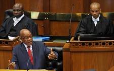 FILE: President Jacob Zuma responds to Parliamentary questions in the National Assembly, on 21 August 2014, Picture: GCIS.
