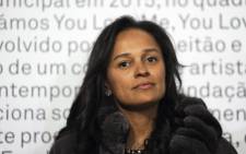 In this file photo taken on March 5, 2015 Angolan businesswoman Isabel dos Santos attends an art exhibition in Porto, northern Portugal. Picture: AFP.