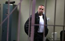 FILE. Radovan Krejcir waiting in the holding cells ahead of his bail application at the Germiston Magistrates Court on 8 July 2015. Picture: Gallo Images/The Times/Alon Skuy.