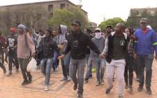 Fees must fall protests sees Wits university shut down after clashes with police. Picture: Kgothatso Mogale/EWN