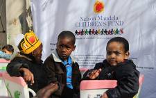Invited children at a birthday party hosted for Nelson Mandela by the Nelson Mandela Children's Fund offices in Johannesburg. Picture: Taurai Maduna/EWN