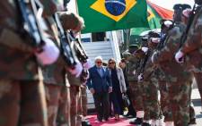 Brazil president Luiz Inácio Lula da Silva arrives in South Africa on 21 August 2023 to attend the BRICS Summit in Johannesburg. Picture: GCIS