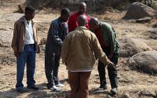 The families of the Marikana victims conducted a cleansing ceremony on Monday. Picture: EWN