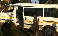 FILE: A minibus taxi transporting schoolchildren narrowly missed colliding with an oncoming train near the Observatory Station. Picture: Nathan Adams/EWN