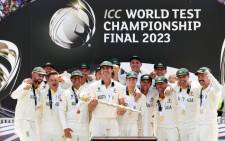 Australia celebrate their win over India in the World Test Championship final on 11 June 2023. Picture: @ICC/Twitter